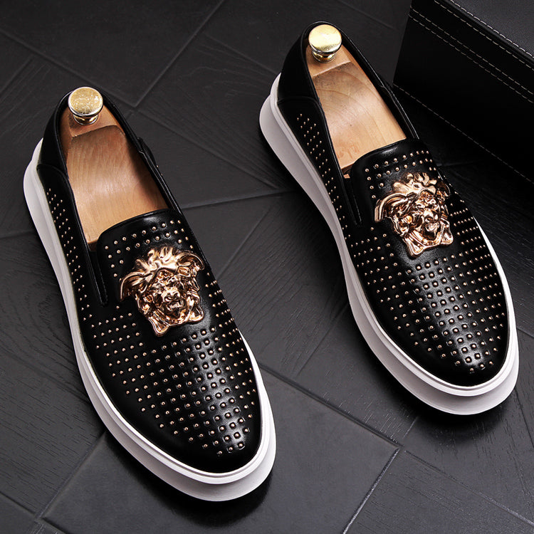 High-end Rivet Loafers