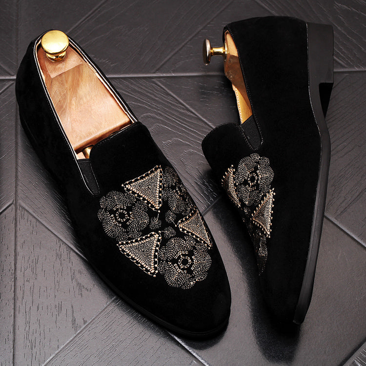 High-end Embroidered Loafers