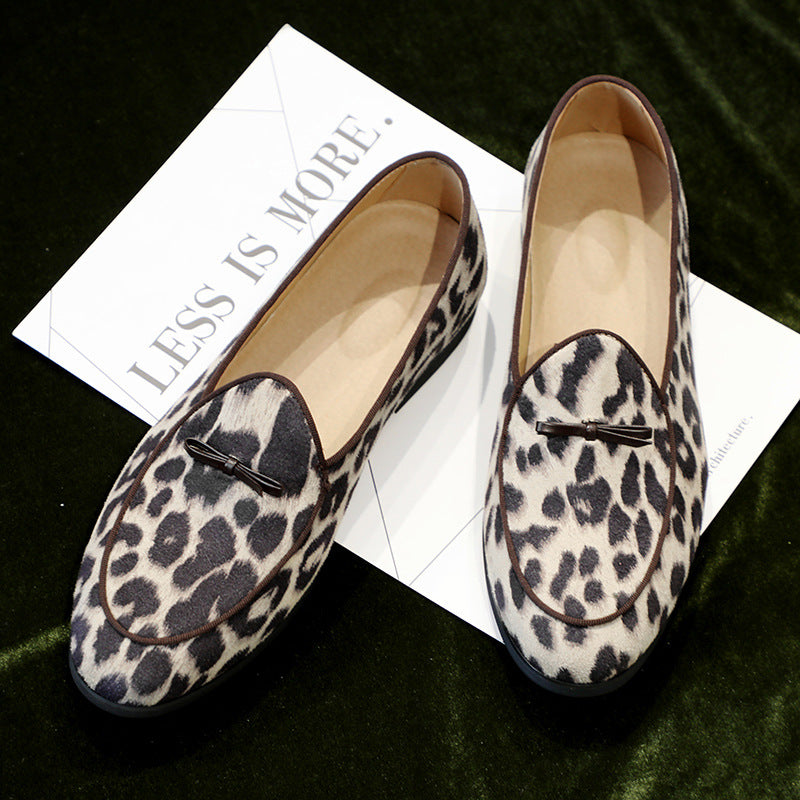 British style fashion leopard print pumps