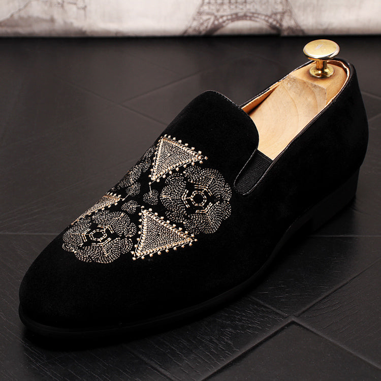 High-end Embroidered Loafers