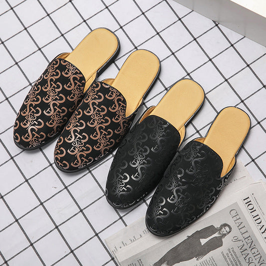 Summer Heelless Lazy Half Slipper Casual Sandals