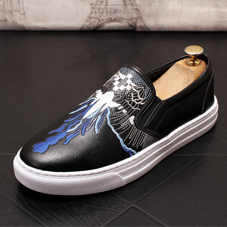 Casual Embroidered Loafers