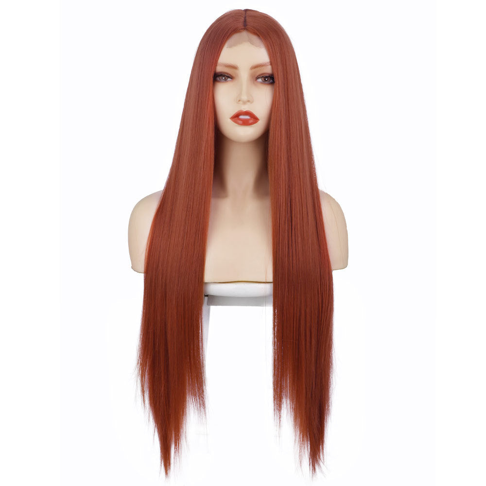 Front lace long straight wig 1024120903