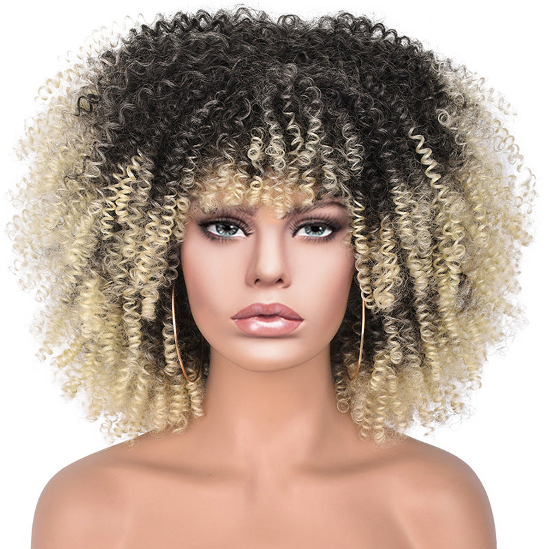 New explosive wig for women with short curly hair 1024121101