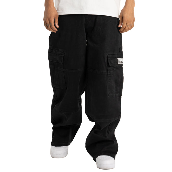 Men's Heavyweight Baggy Fit Denim Cargo Pant 1024120210