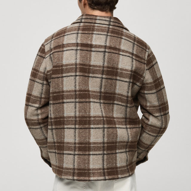 Check flannel overshirt 1024112920