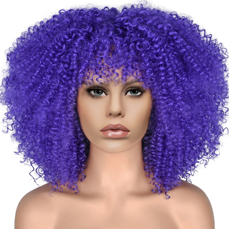 New explosive wig for women with short curly hair 1024121101