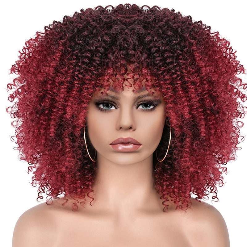 New explosive wig for women with short curly hair 1024121101