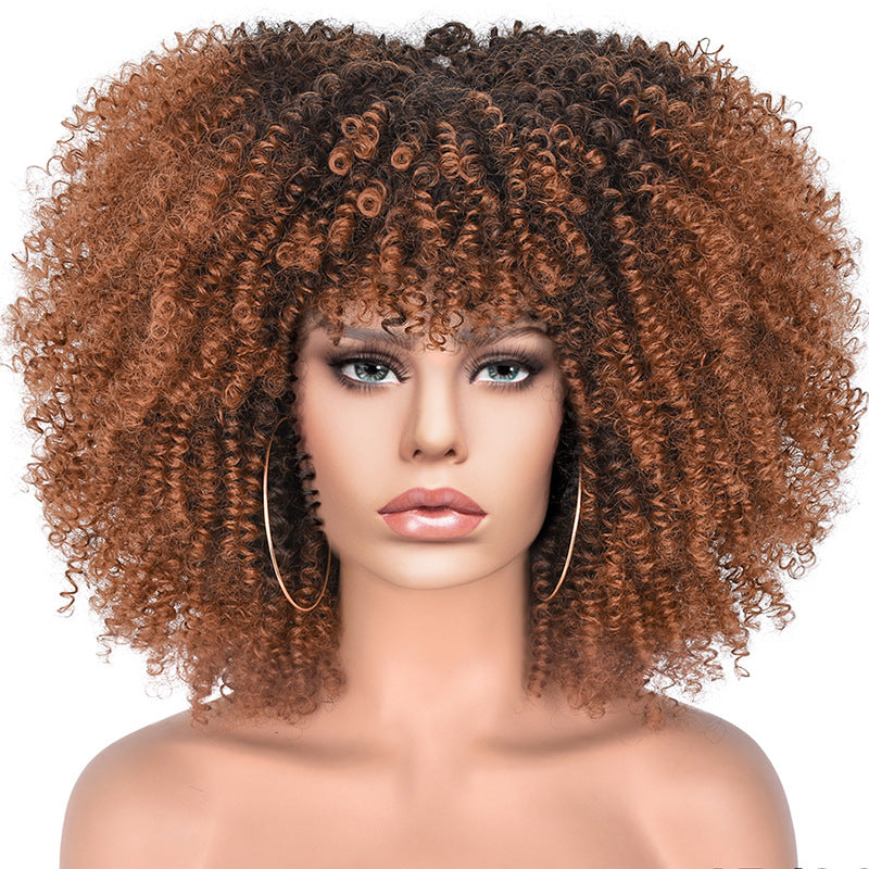 New explosive wig for women with short curly hair 1024121101