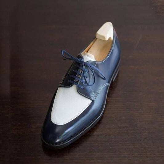 Handmade Men Two Tone Formal Shoes