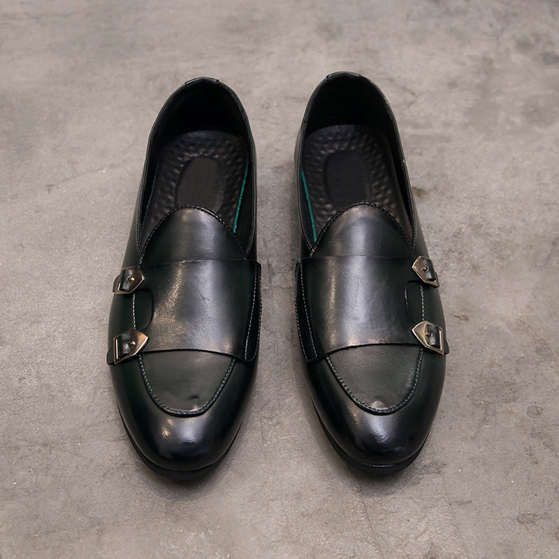 Men's New Handmade Custom Low Top Monk Shoes