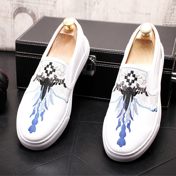 Casual Embroidered Loafers