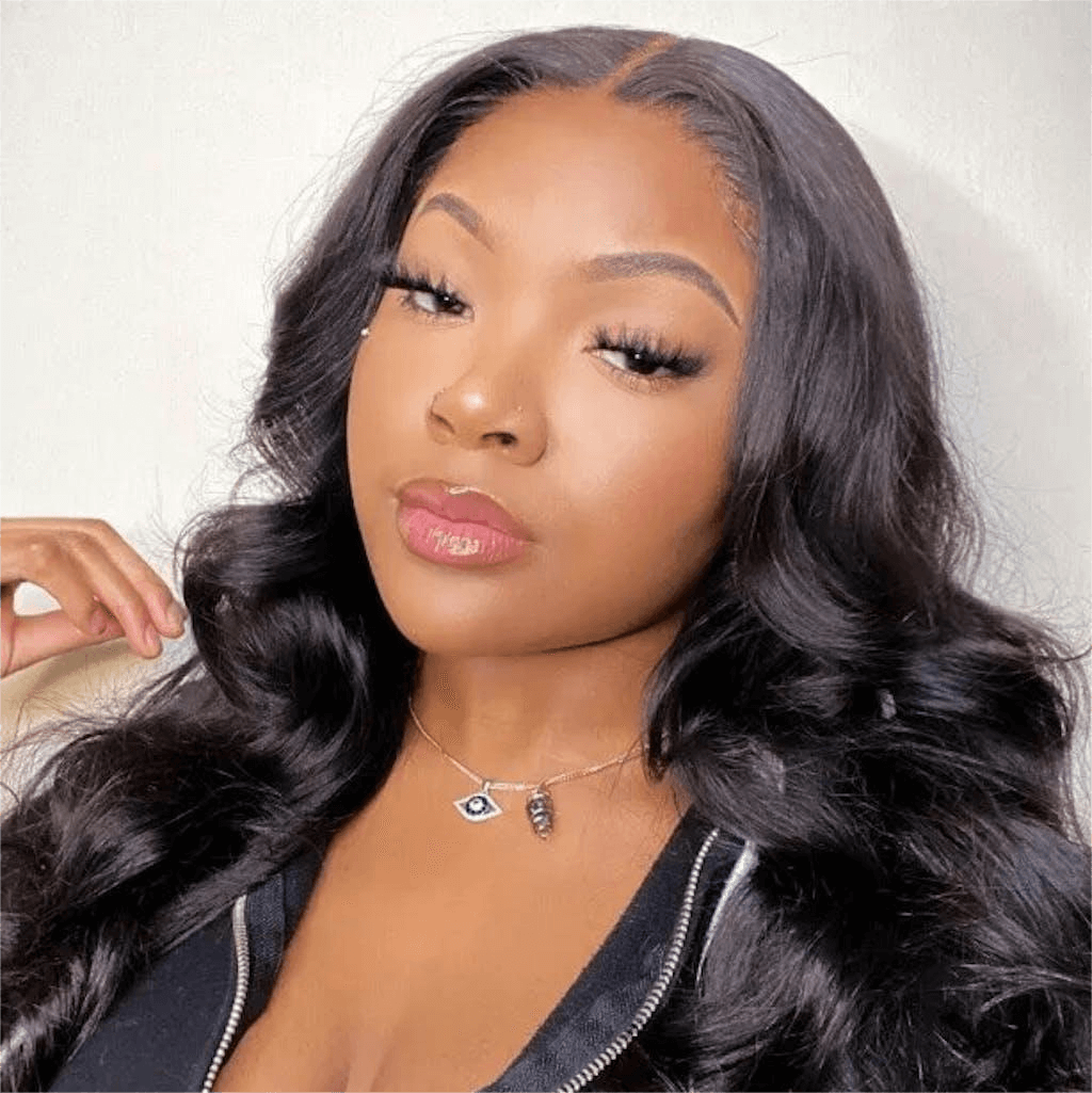 5x5 Lace Closure Realistic Body Wave Wig