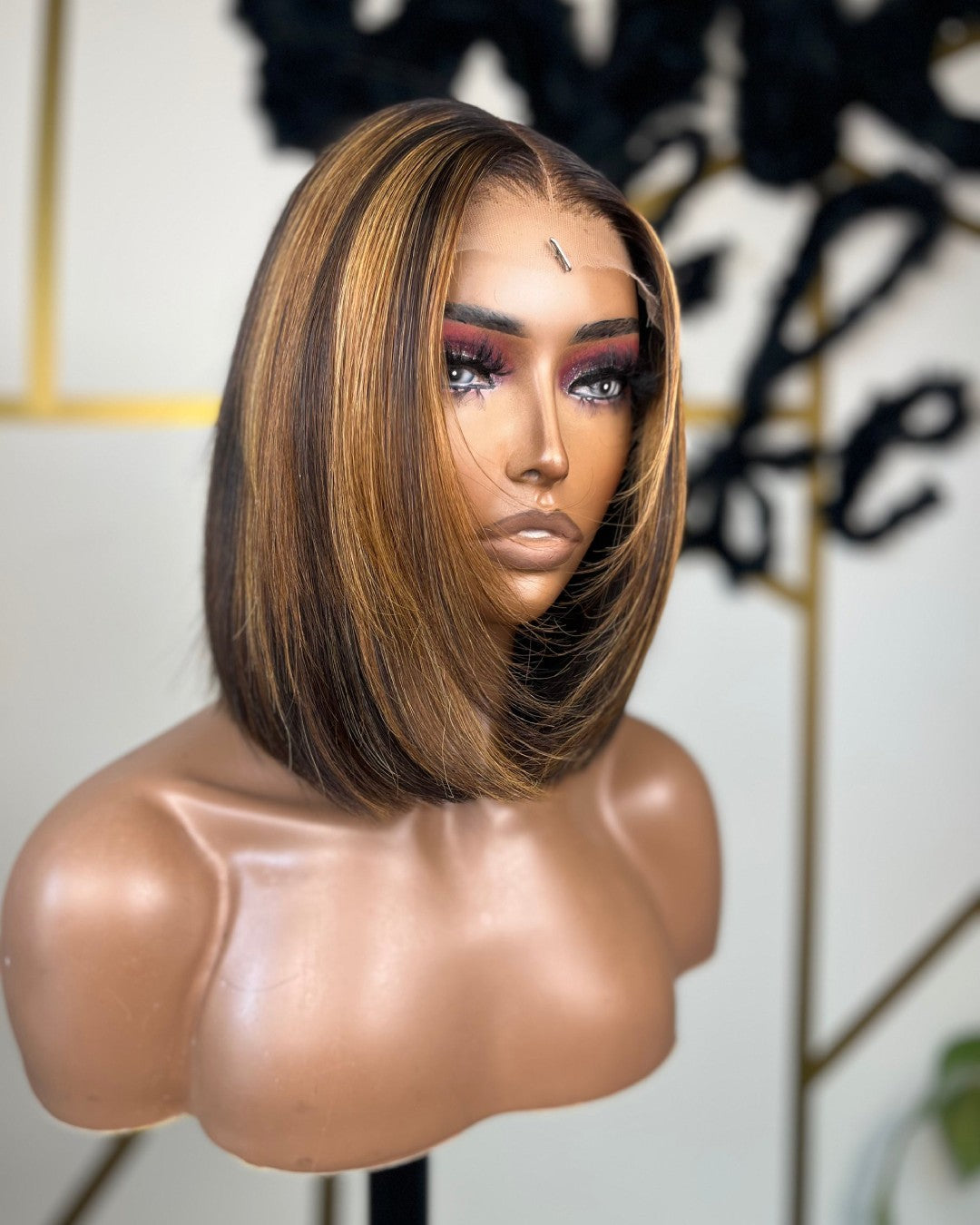 Highlighted Ombre Blonde 5x5 Lace Closure Wig