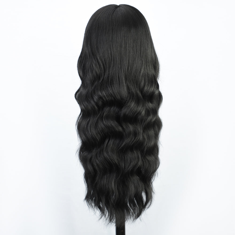 Big wave long curly hair with bangs wig 1024121213