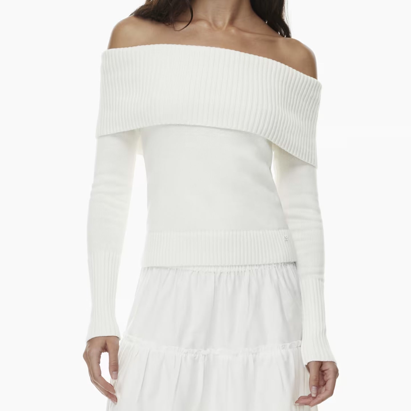 Off-the-shoulder sweater 1924112006