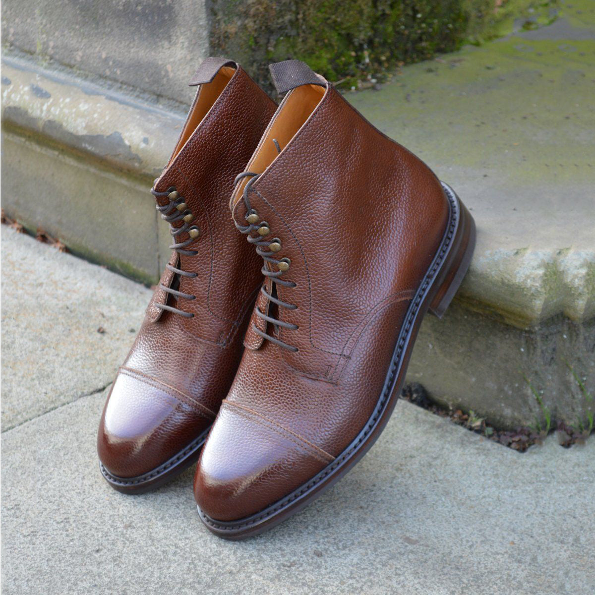 British gentleman's lace-up boots