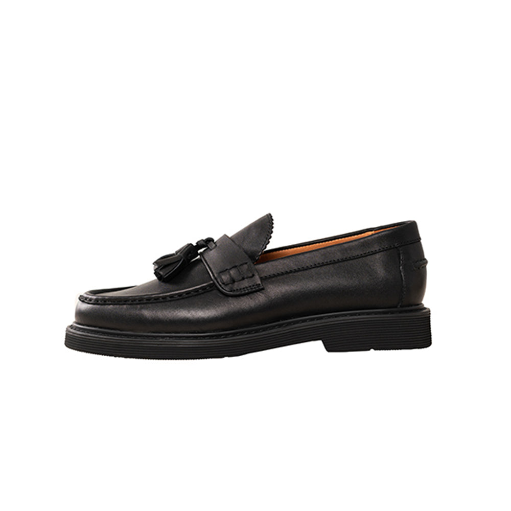 Spring and autumn new tassel loafers all-match lazy slip-on thick-soled shoes