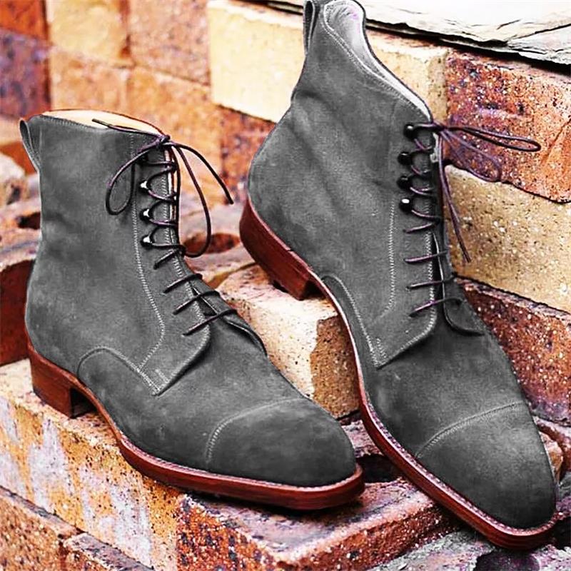 Men Fashion British Gentleman Dress Boot