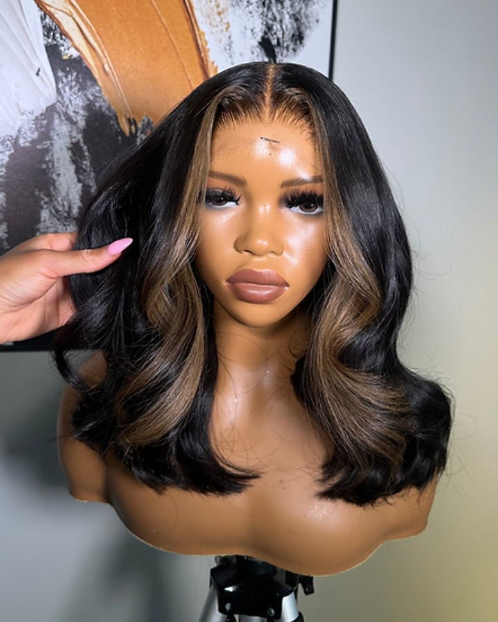 Dark Blonde Wave 5x5 Lace Closure Wig