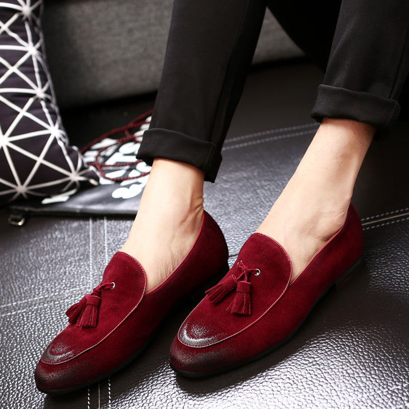 Fashion Suede Tassel Men's Slip On Shoes