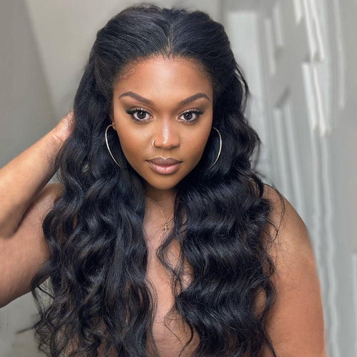 13X4 HD REALISTIC KINKY HAIRLINE LACE FRONTAL WIG