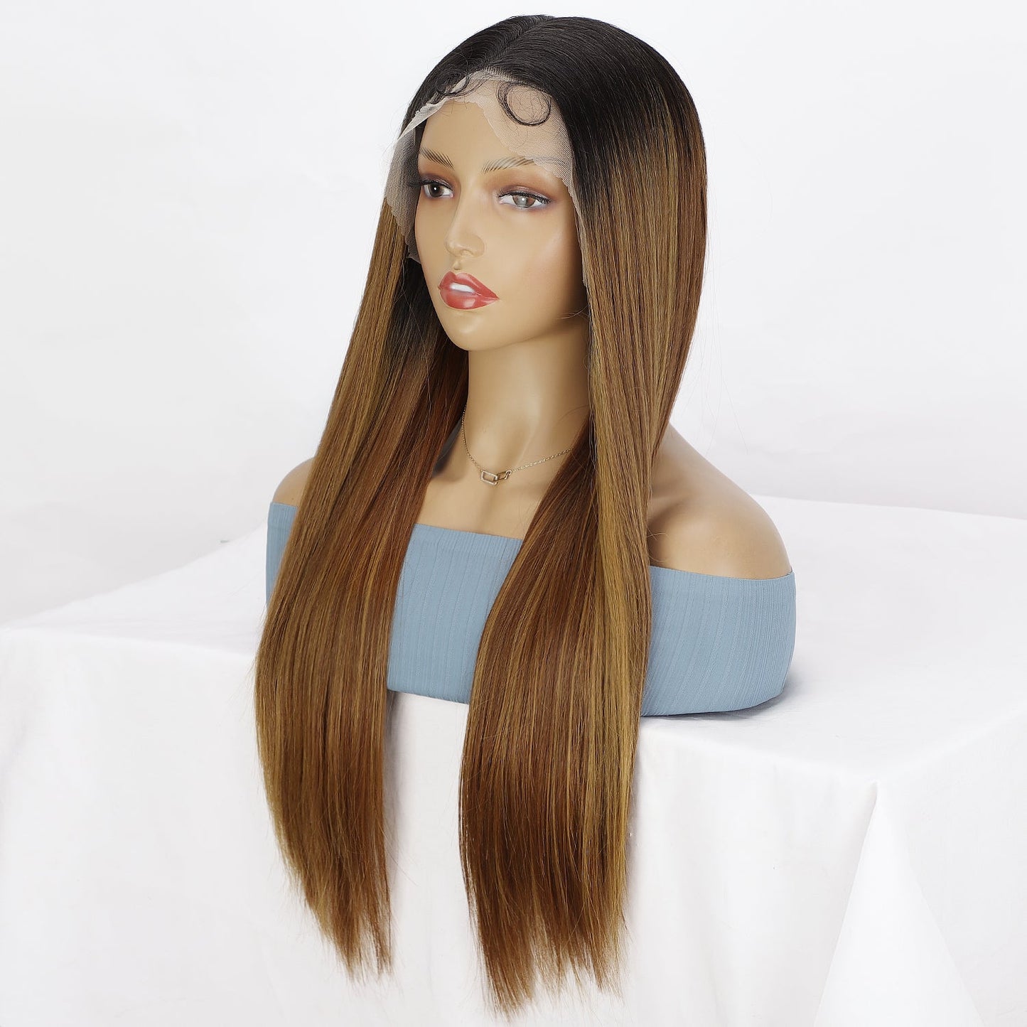 Women's fashionable long straight wig 1024121302