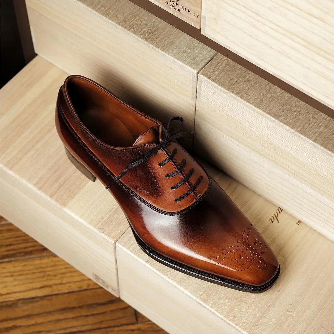 Classic Brown Dress Oxford Shoes