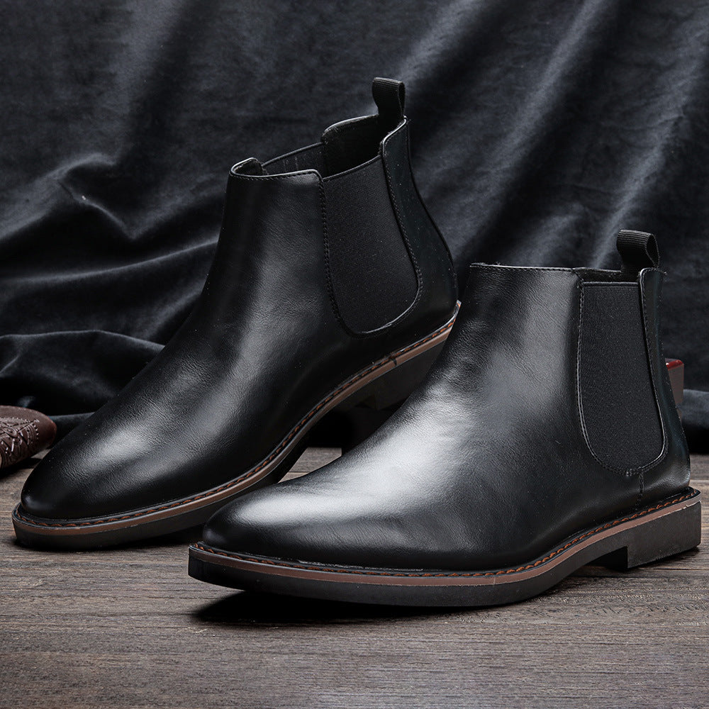 Men's Chelsea Boots Fashion Retro Men's Short Boots