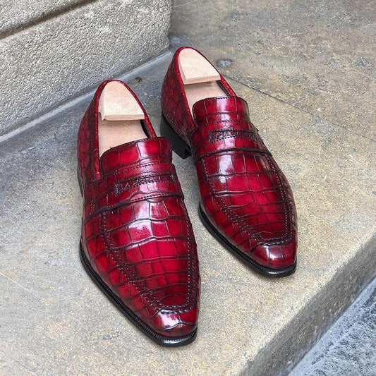 Big red classic mask loafers