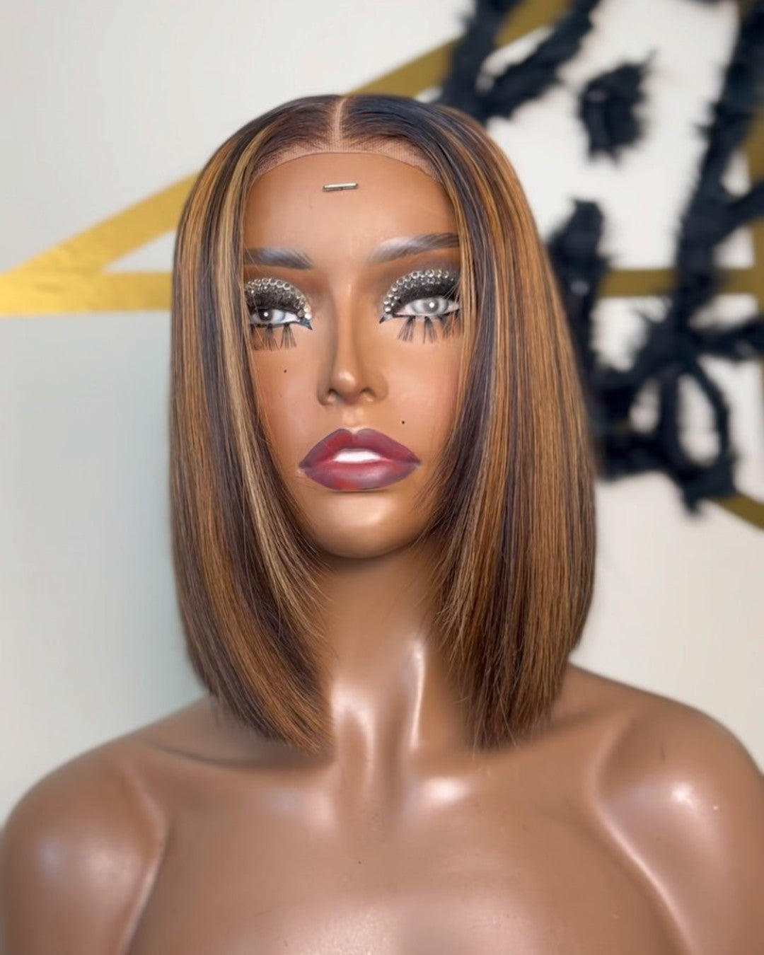 Highlighted Ombre Blonde 5x5 Lace Closure Wig