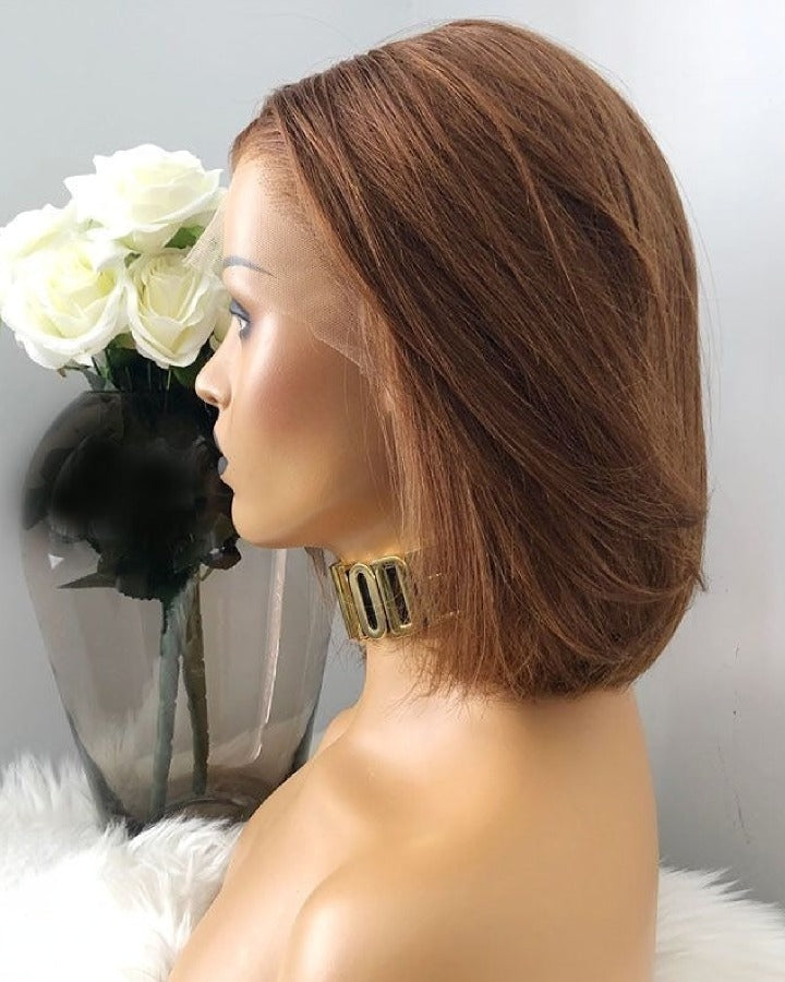 Ombre Coffee Brown 13x4 Lace Front wig