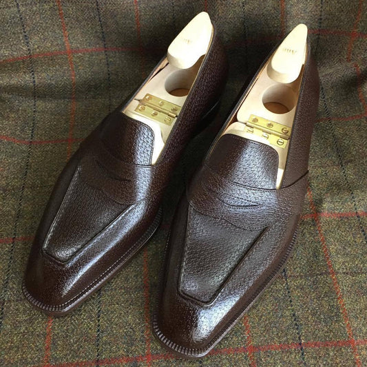 Men's Brown loafers Wedding Shoes