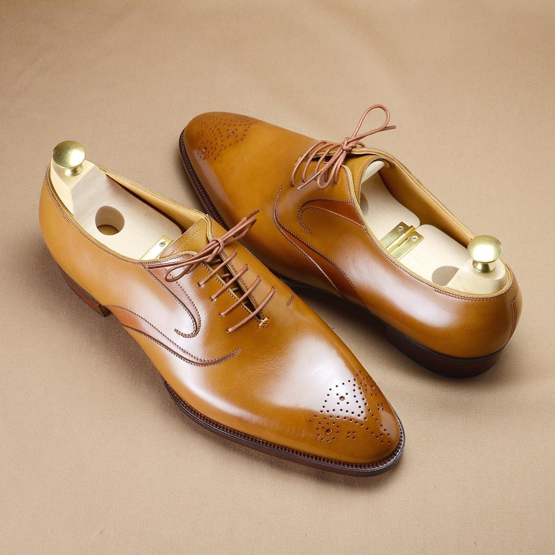 Brown Men's Oxford Leather Shoes