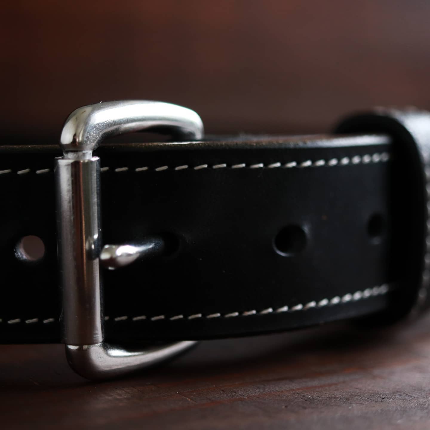 Black Handmade Vintage Men's Belt