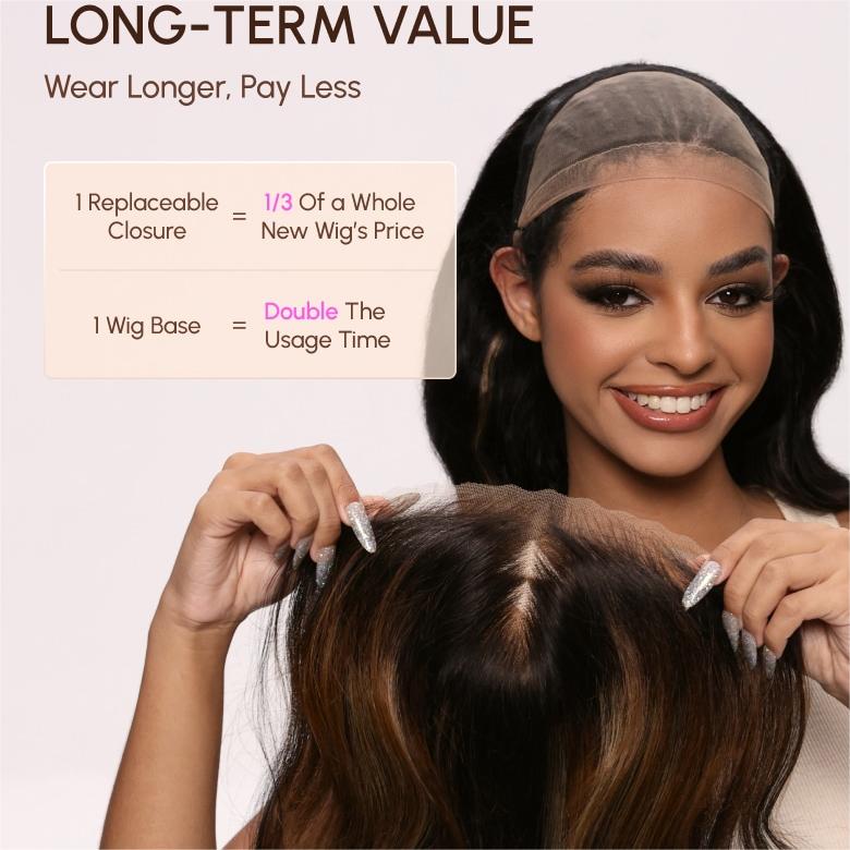 N+ Styles With Optional Detachable Lace Wig