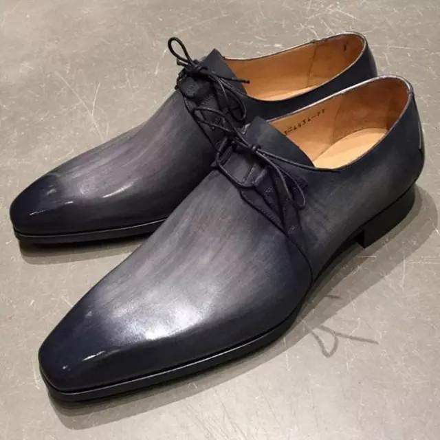 Lace-up Men's Low Heel Shoes