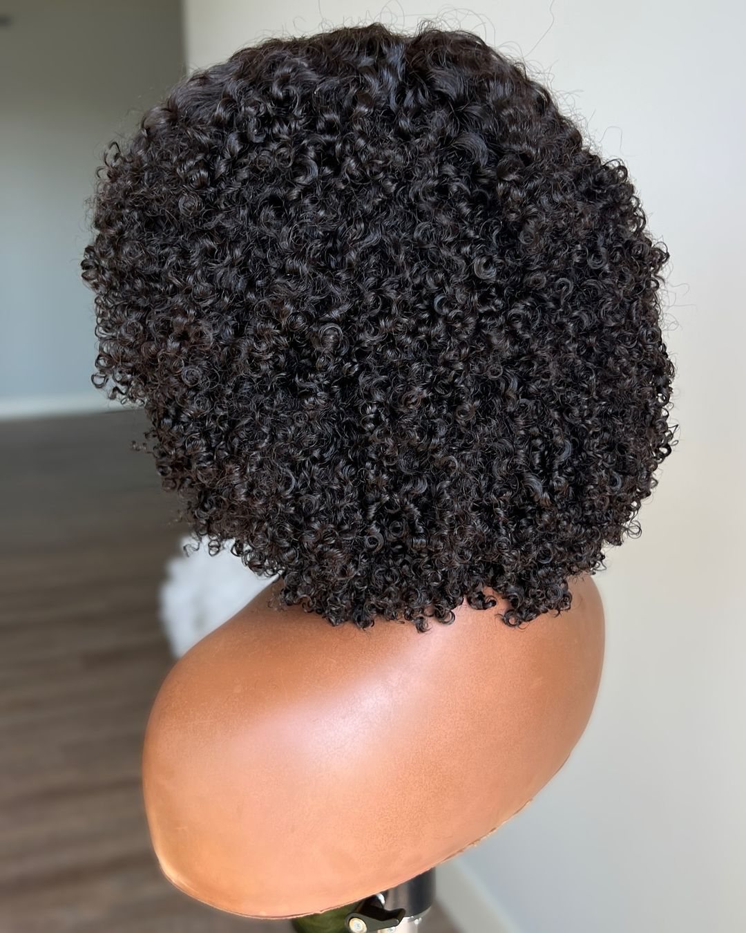 Human Hair Afro Curly 13x4 Lace Front Wig