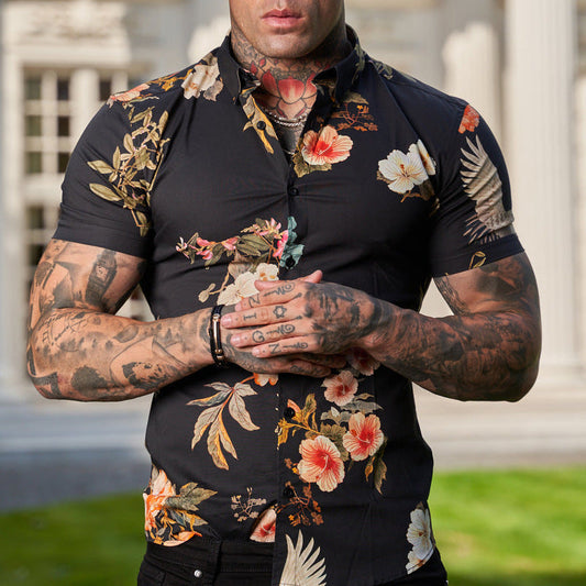 Men's Printed Short Sleeve Shirt