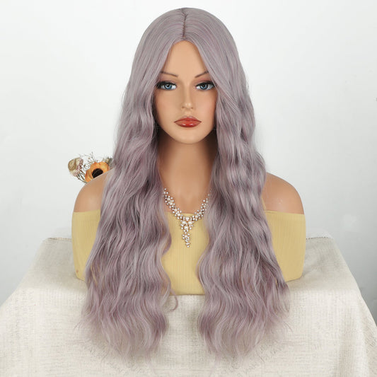 Long wave colored wig with large waves 1024121220