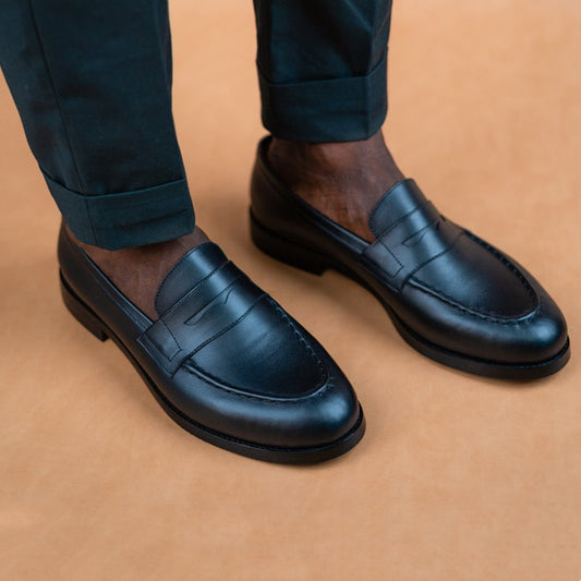 Fashion Black Dress Shoes Loafers