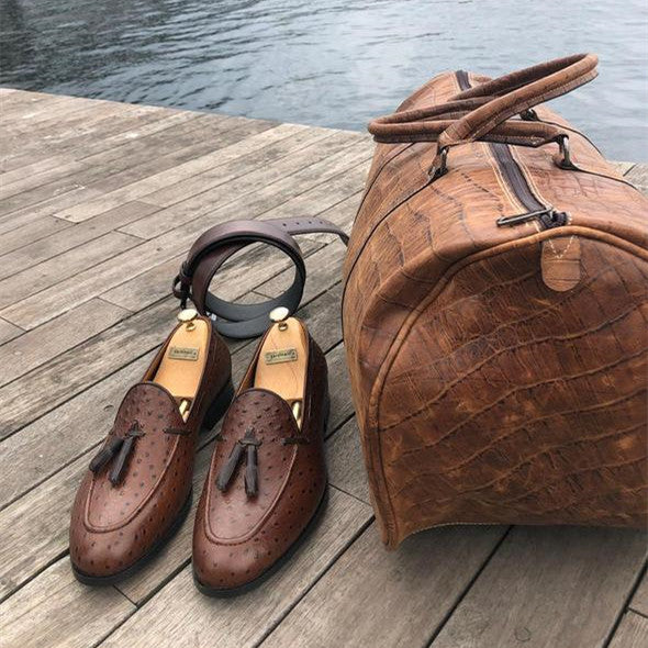 Men's Tassel Brown Loafers