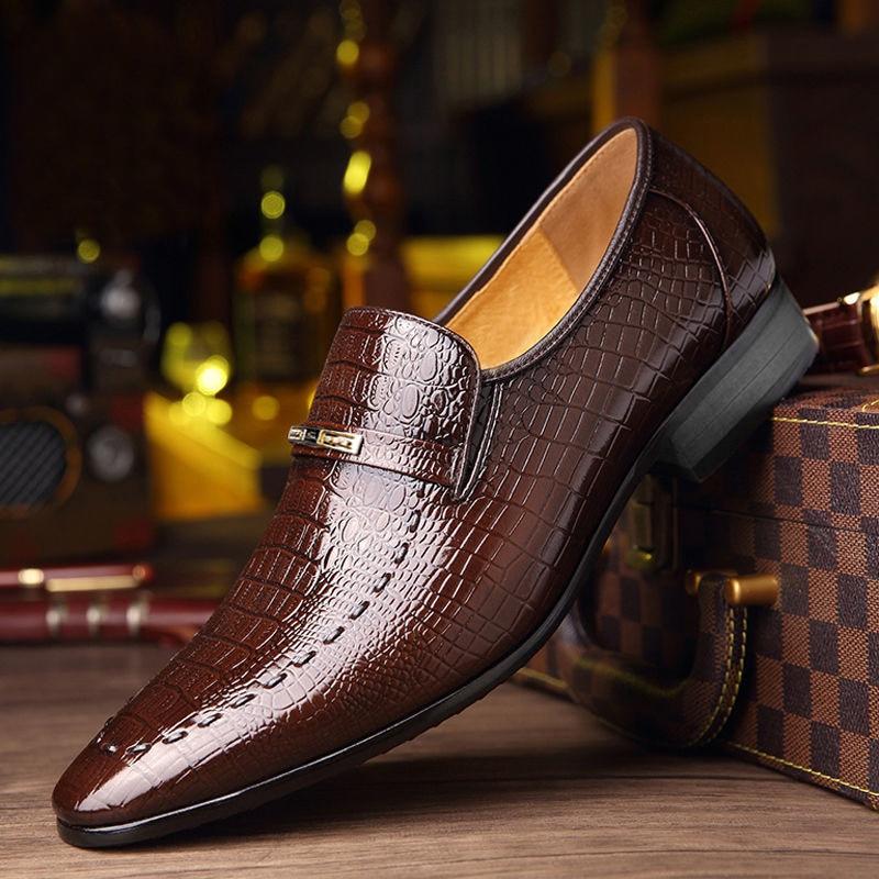 Men's Leather Pattern Shoes