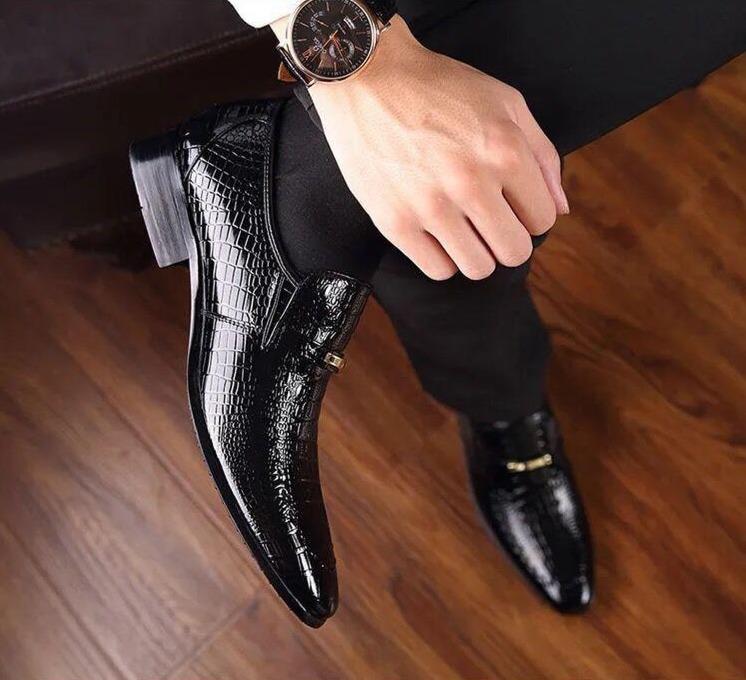 Men's Leather Pattern Shoes