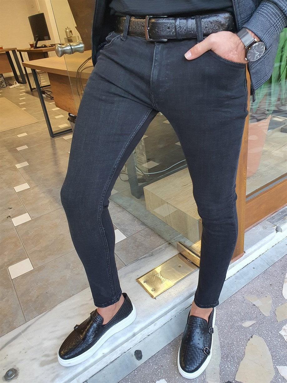 Slim Fit Stone Jeans